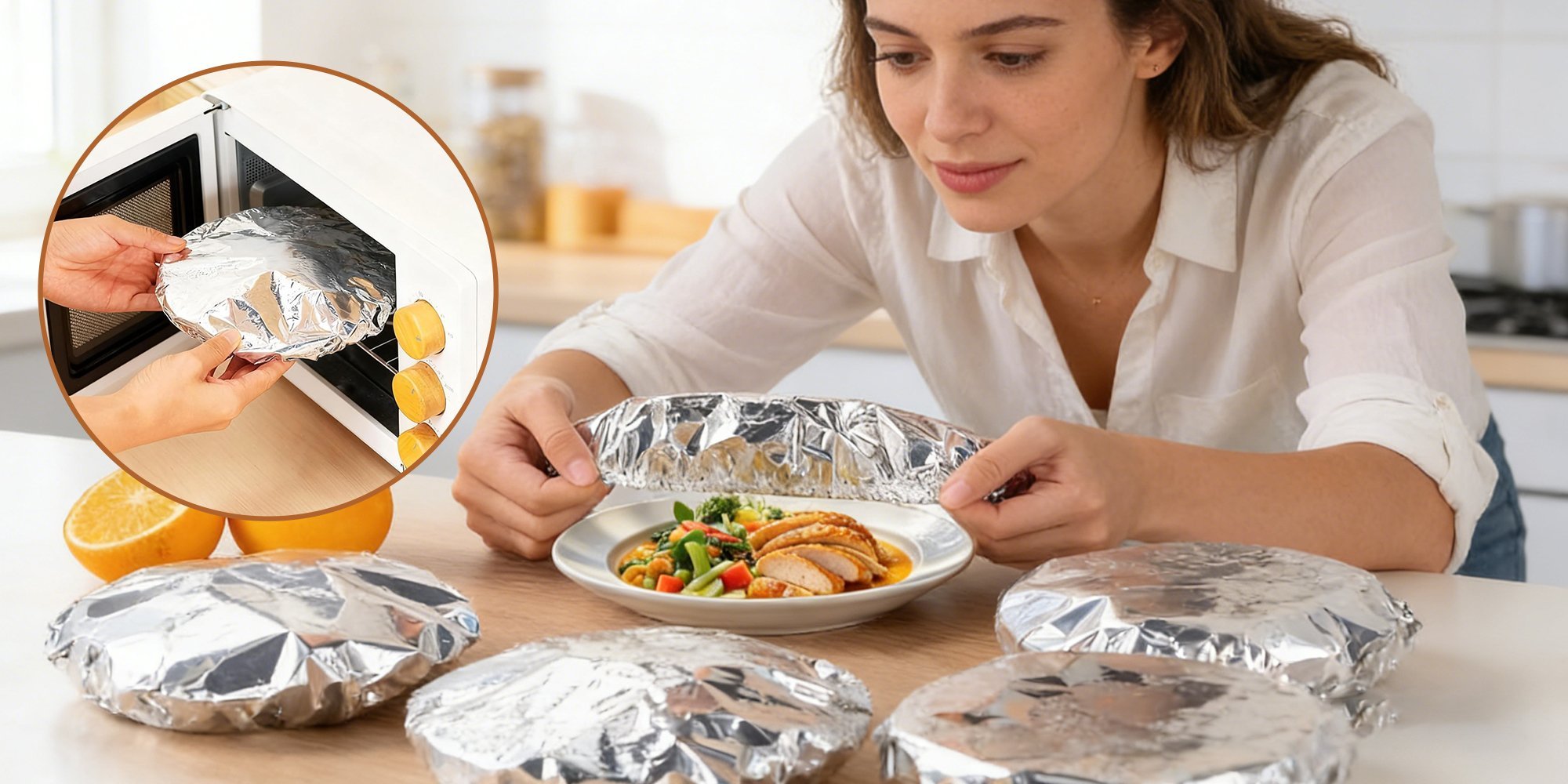 🥳2026 HOT SALE🥳💞50K+ SOLD!✨ 💝Aluminum Foil Heat-retaining Cover