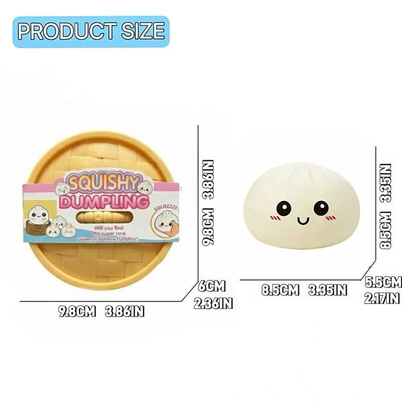 🎁Last Day 50% OFF🔥Glitter Dumpling Squishy Steamer Blind Box Surprise Squeeze Fun