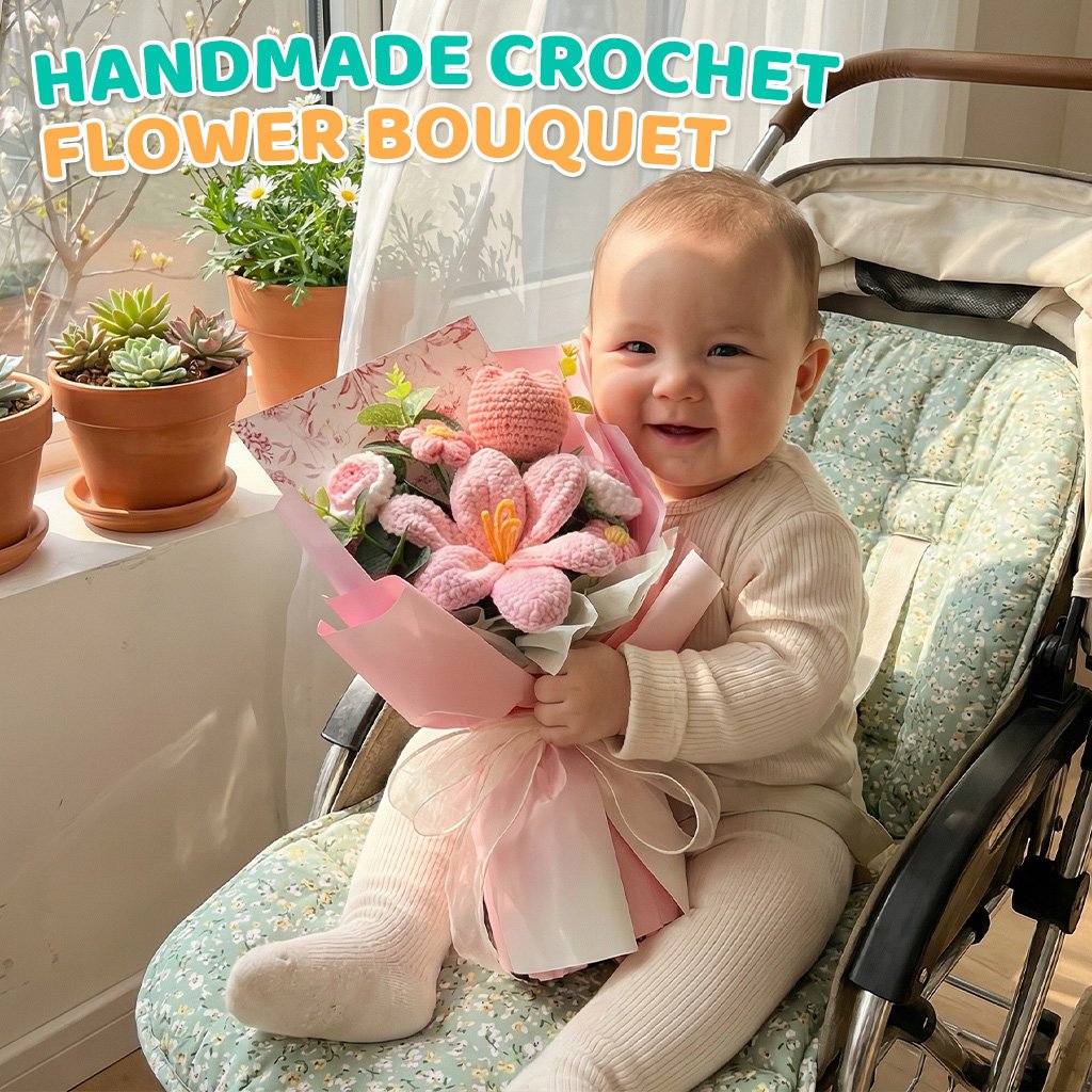 🔥Handmade Crochet Flower Bouquet