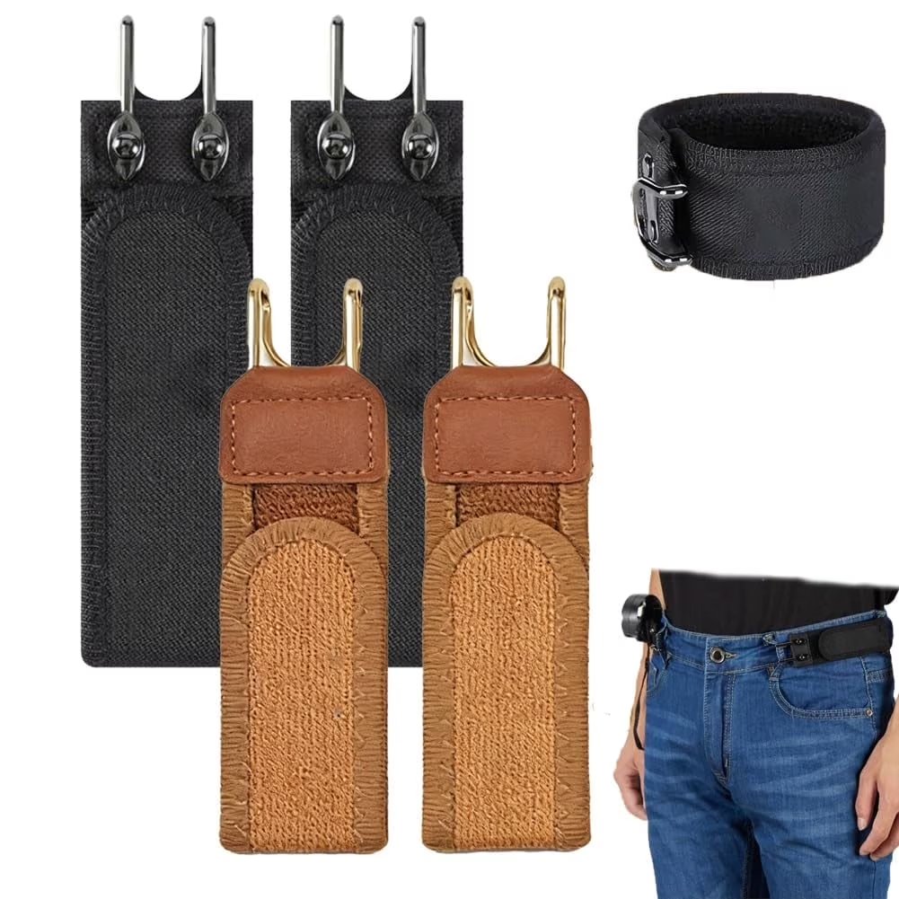 🎁🎉Only $13.90 This Week🌟🎉Elastic Belt with Metal Hook（2PC）