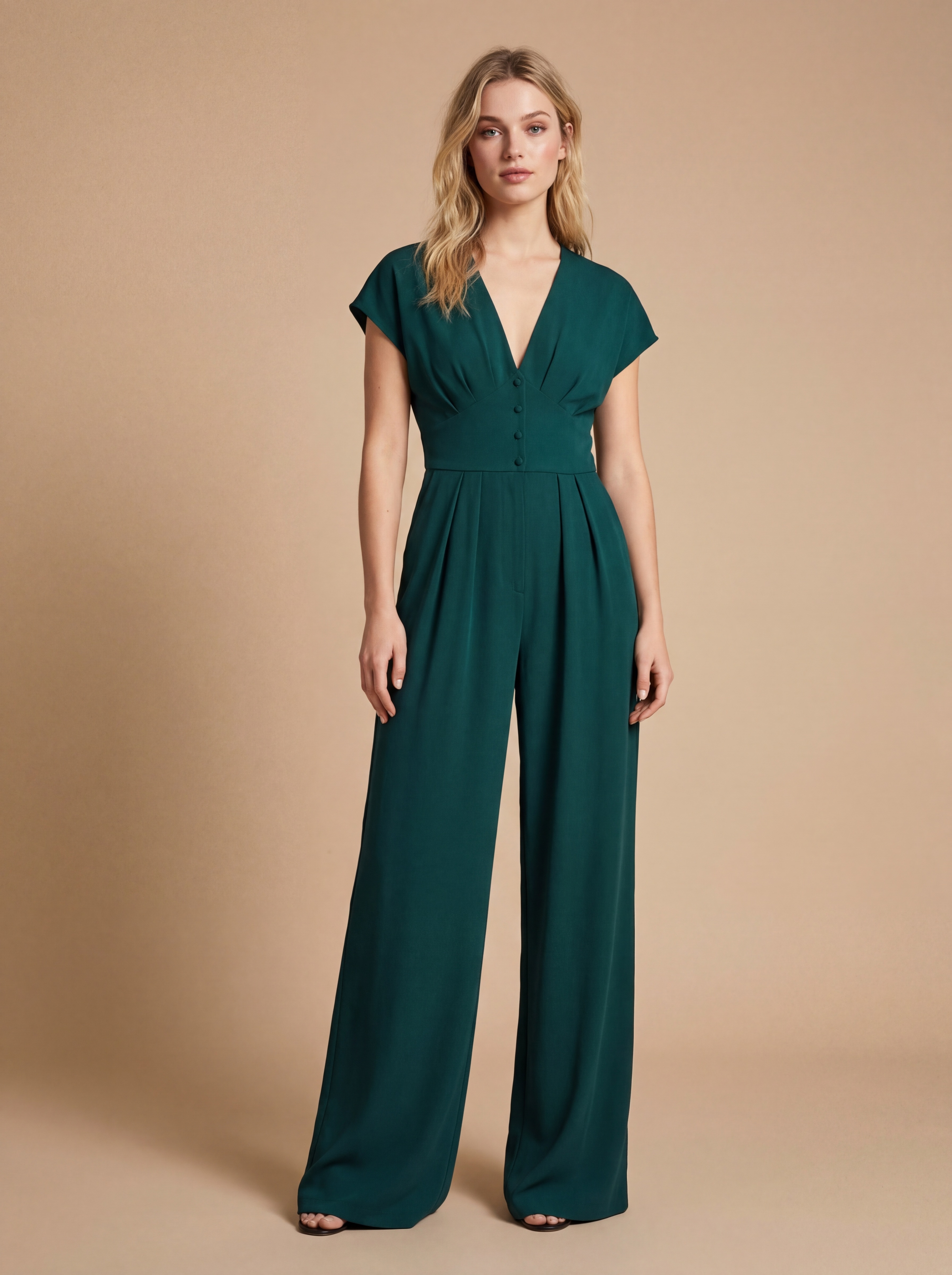 Short Sleeve Work Shirt Jumpsuit -Easy Peezy Edition