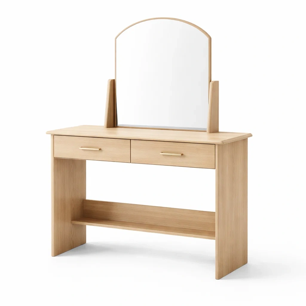 Toeletta mdf con specchio-CHICLIVINGVIBES