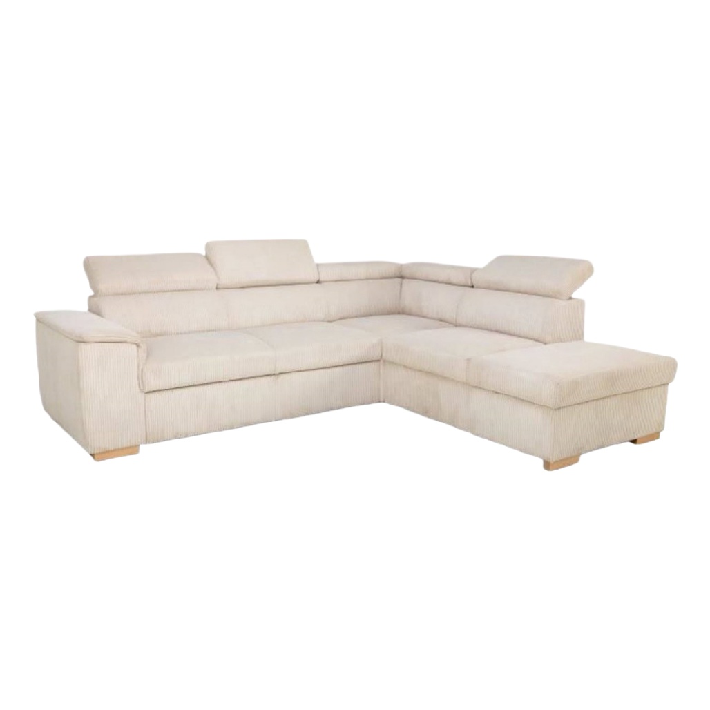 Canapé d'angle pour salon en tissu - 约 250 x 200 x 90-havenaliving