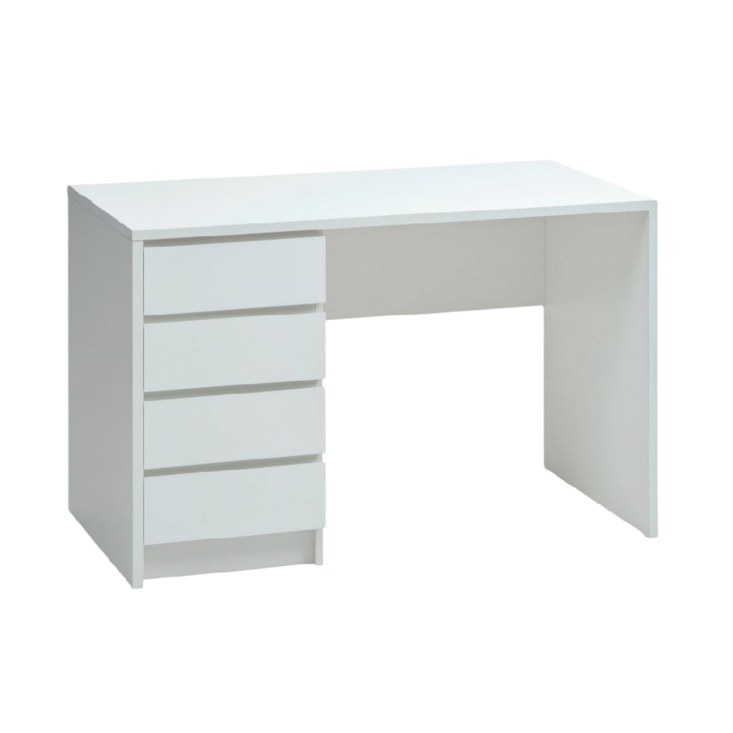 Bureau de travail avec rangements en MDF - 120 x 60 x 75-havenaliving