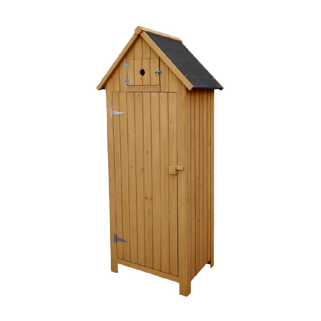 Cabane de jardin en bois pour stockage extérieur - 160 x 80 x 45-vellinahome.com