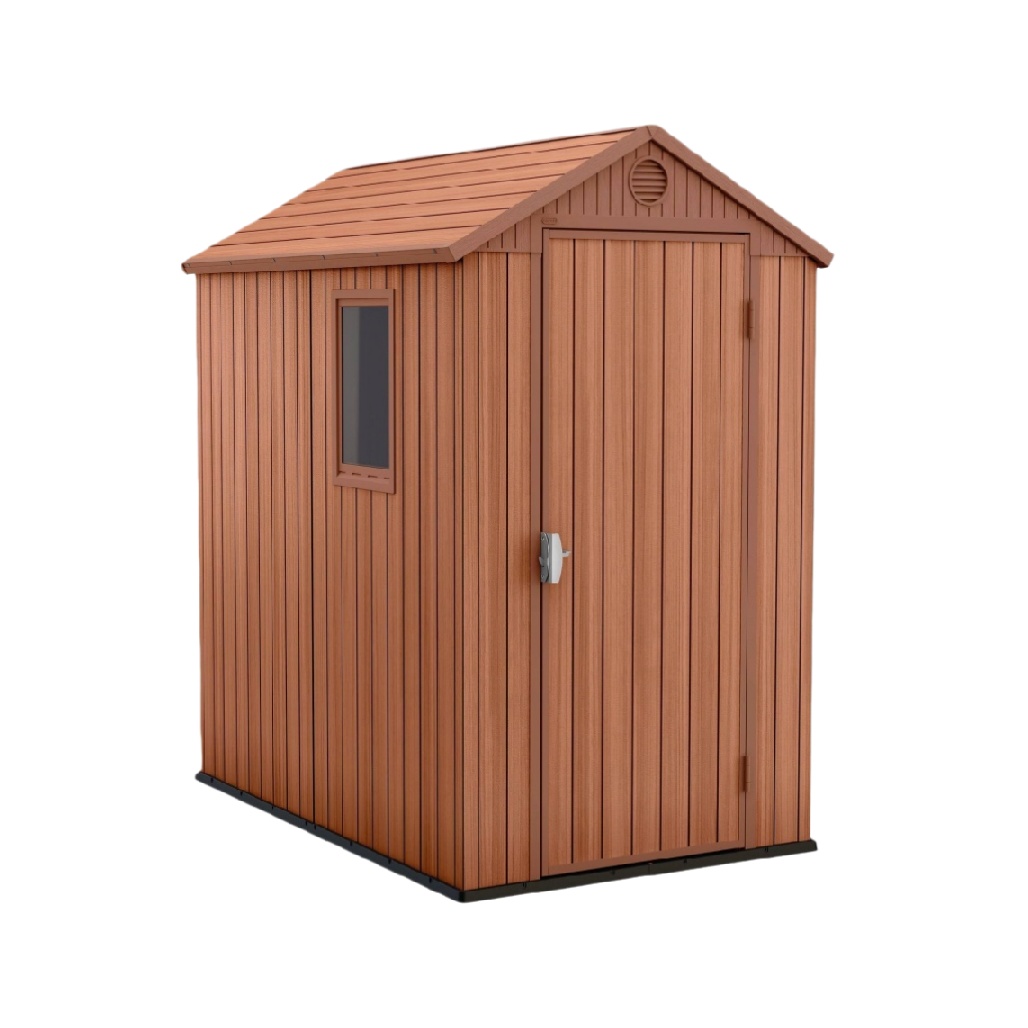 Cabane de jardin en résine pour le stockage extérieur - 120 x 90 x 150-vellinahome.com