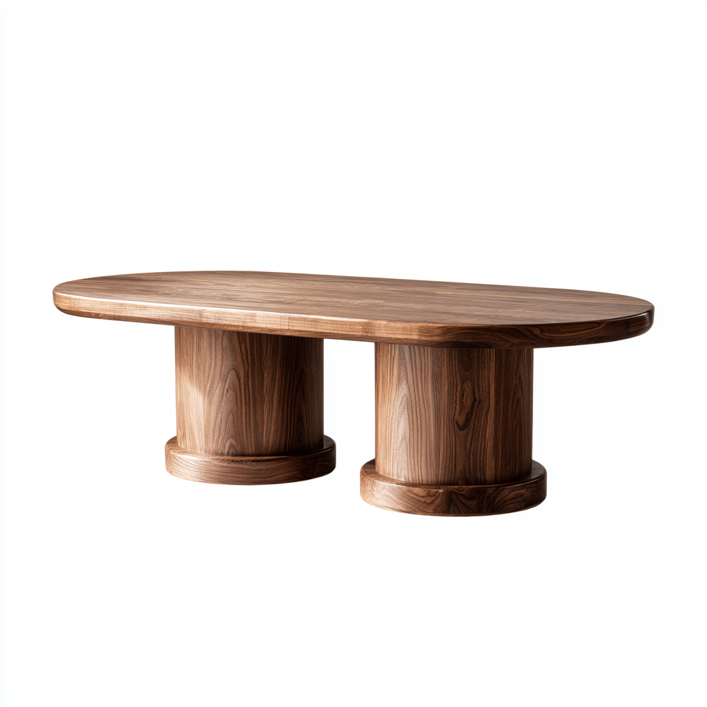 Table à manger en bois massif 200x100x75 cm - marron - style contemporain-Havengohut