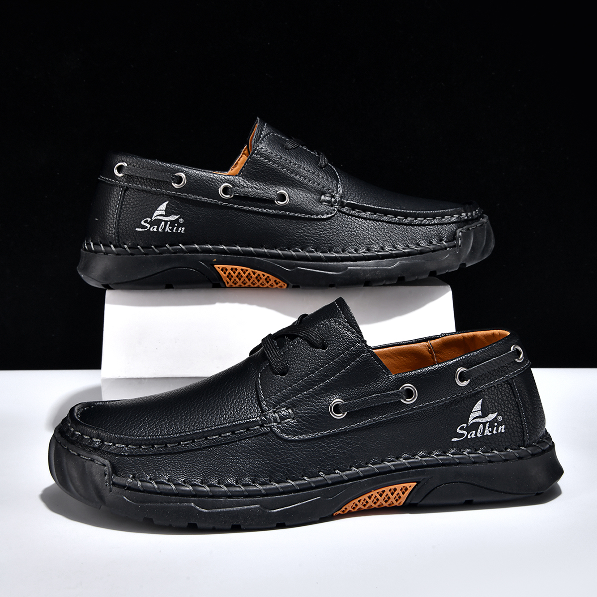 Men's Orthopedic Walking Boots - Built-In Arch Support Non-Slip Ankle Support Comfortable Hiking Boots