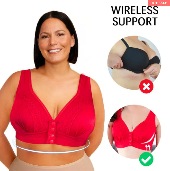 2023 FRONTKNOPF-BH AUS ATMUNGSAKTIVER, HAUTFREUNDLICHER BAUMWOLLE