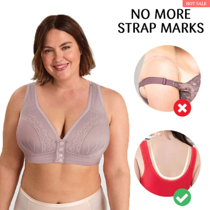 2023 FRONTKNOPF-BH AUS ATMUNGSAKTIVER, HAUTFREUNDLICHER BAUMWOLLE