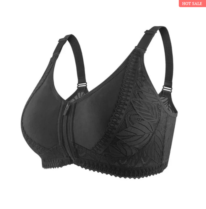 LETZTER TAG 80% RABATT - KABELLOSER, VOLLFLÄCHIGER BH MIT REISSVERSCHLUSS