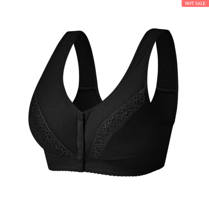 2023 FRONTKNOPF-BH AUS ATMUNGSAKTIVER, HAUTFREUNDLICHER BAUMWOLLE