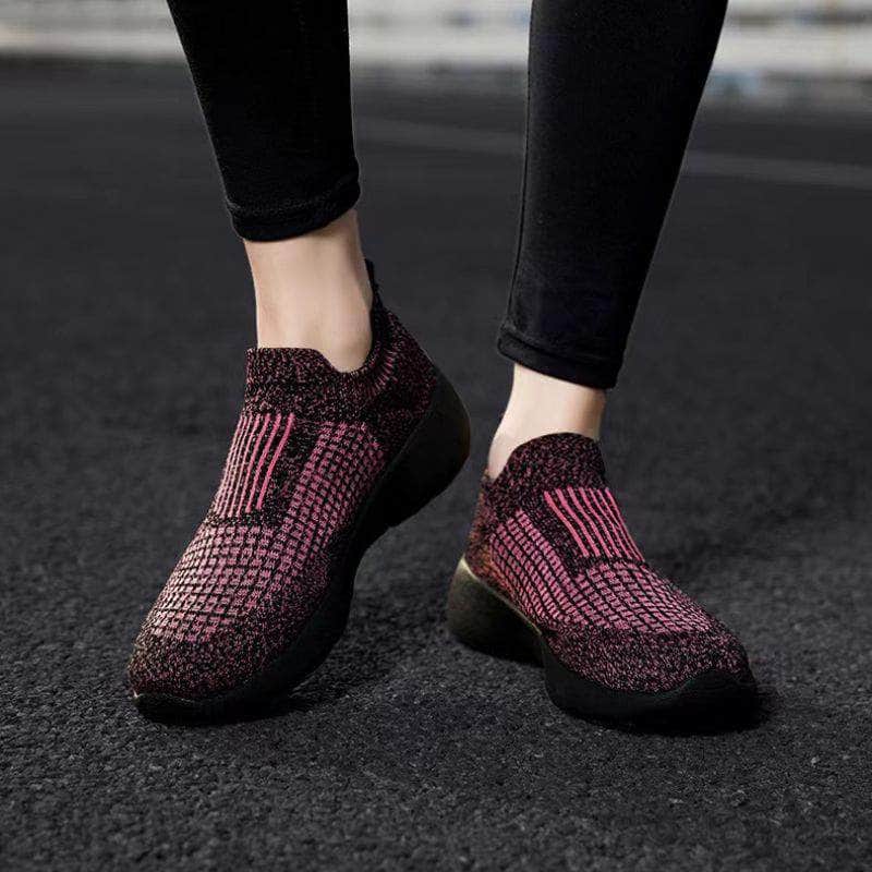 Orthopädische Damenschuhe, atmungsaktive Sockenschuhe, Fußgewölbeunterstützung, schick