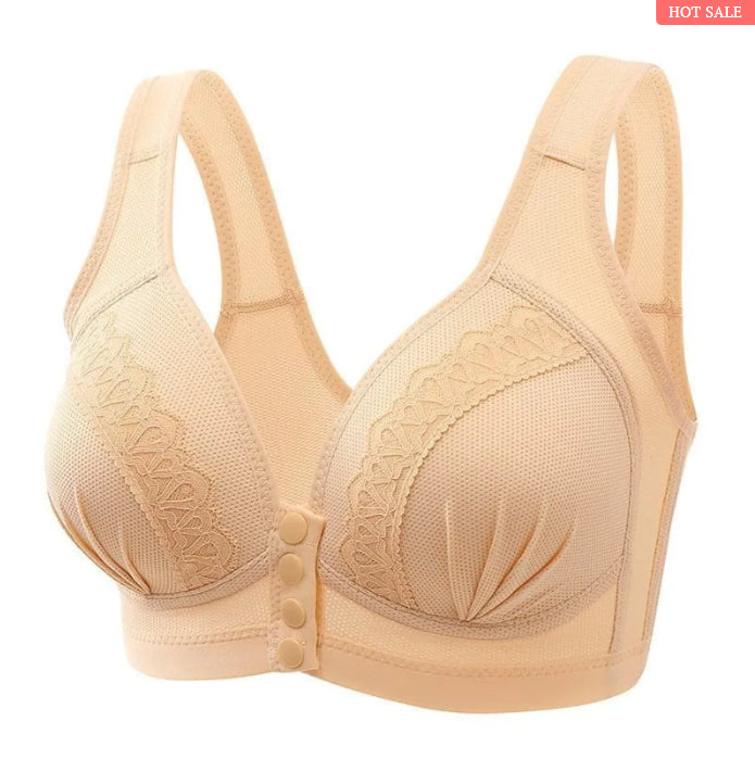 2023 FRONTKNOPF-BH AUS ATMUNGSAKTIVER, HAUTFREUNDLICHER BAUMWOLLE