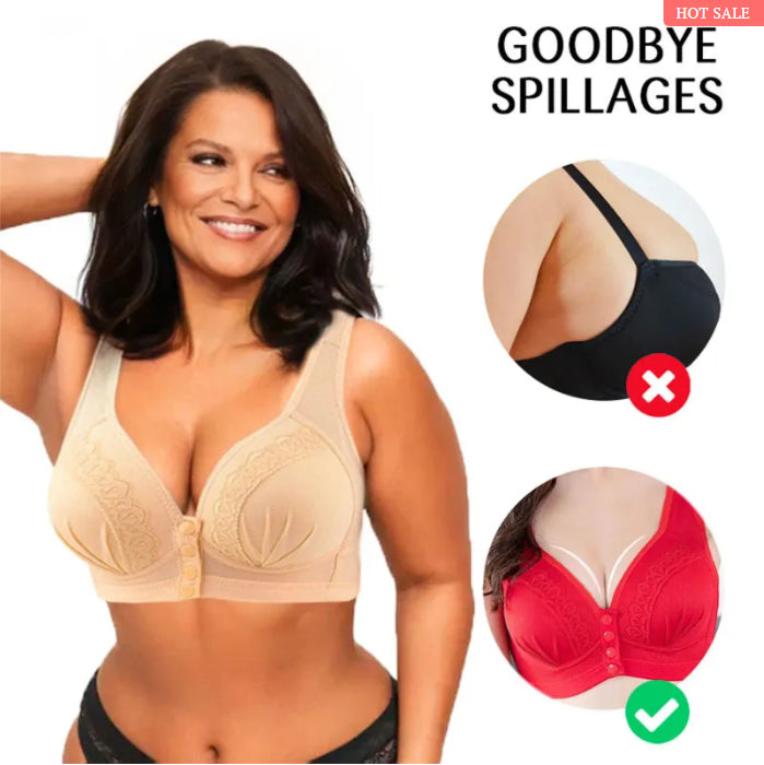 2023 FRONTKNOPF-BH AUS ATMUNGSAKTIVER, HAUTFREUNDLICHER BAUMWOLLE