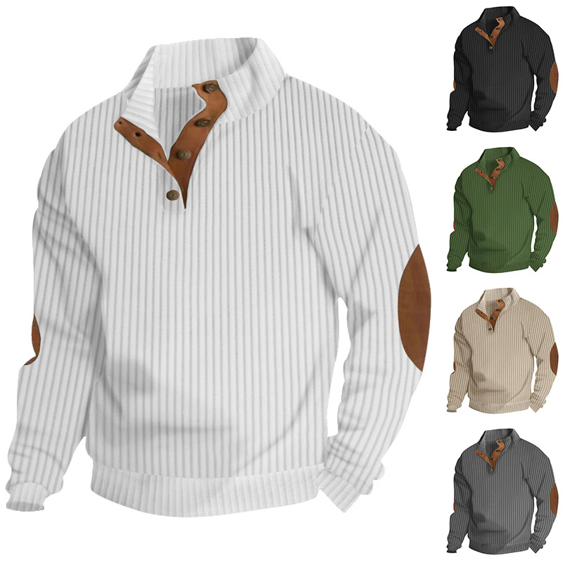 Lässige Fleecepullover für Herren, Kapuzenpullover, Langarmpullover