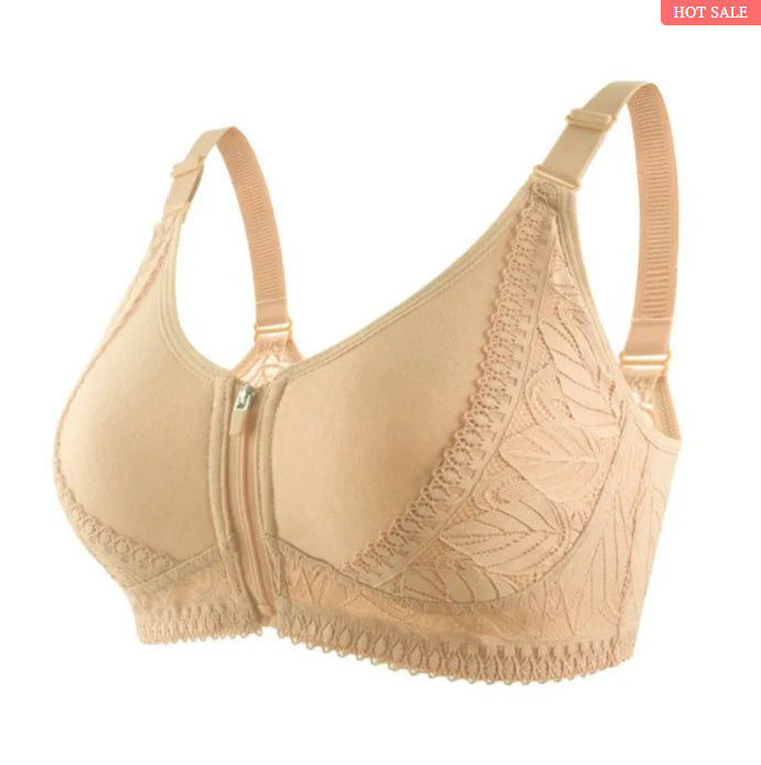 LETZTER TAG 80% RABATT - KABELLOSER, VOLLFLÄCHIGER BH MIT REISSVERSCHLUSS