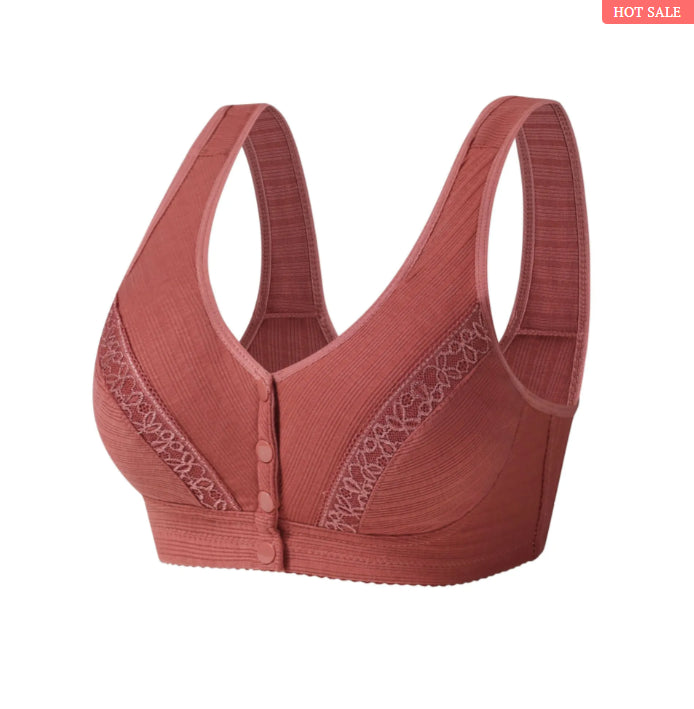 2023 FRONTKNOPF-BH AUS ATMUNGSAKTIVER, HAUTFREUNDLICHER BAUMWOLLE