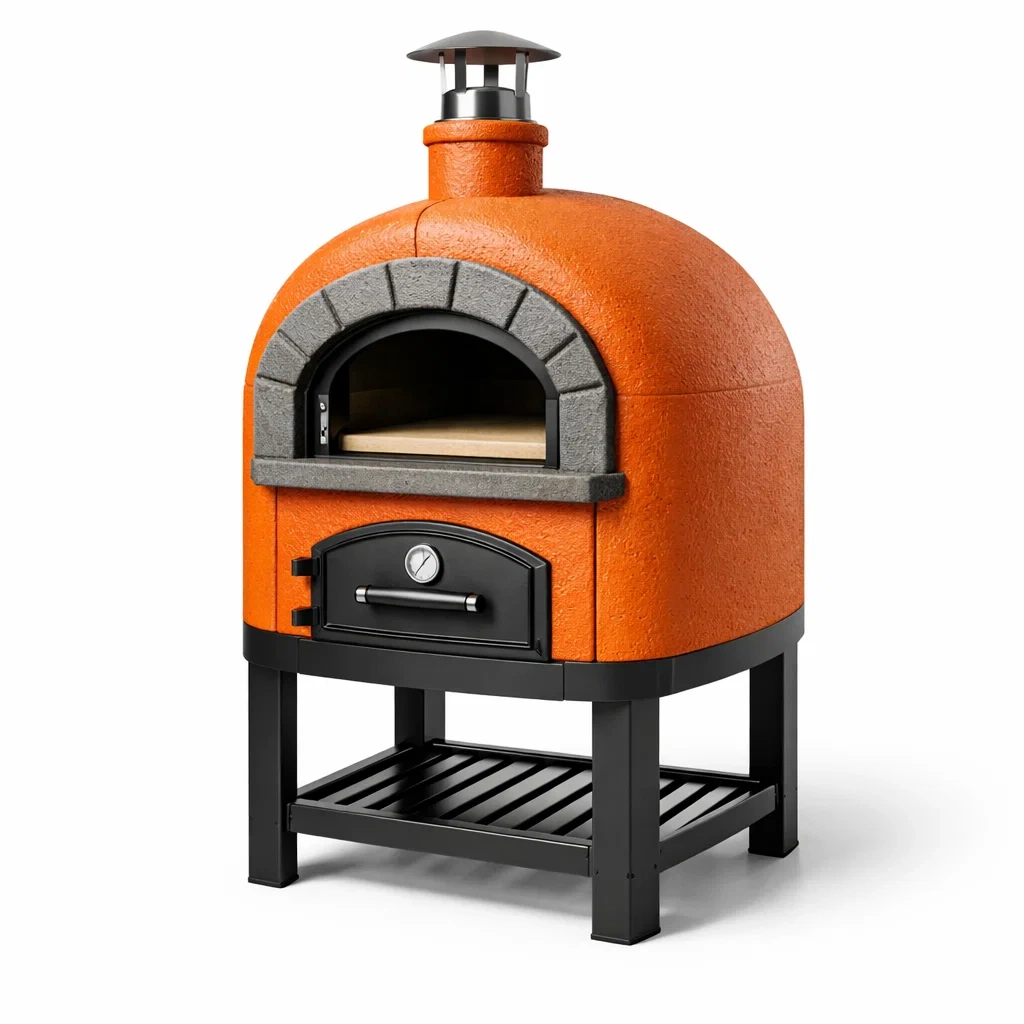 Pizza oven en acier inoxydable et béton réfractaire-Dream Oasis Living