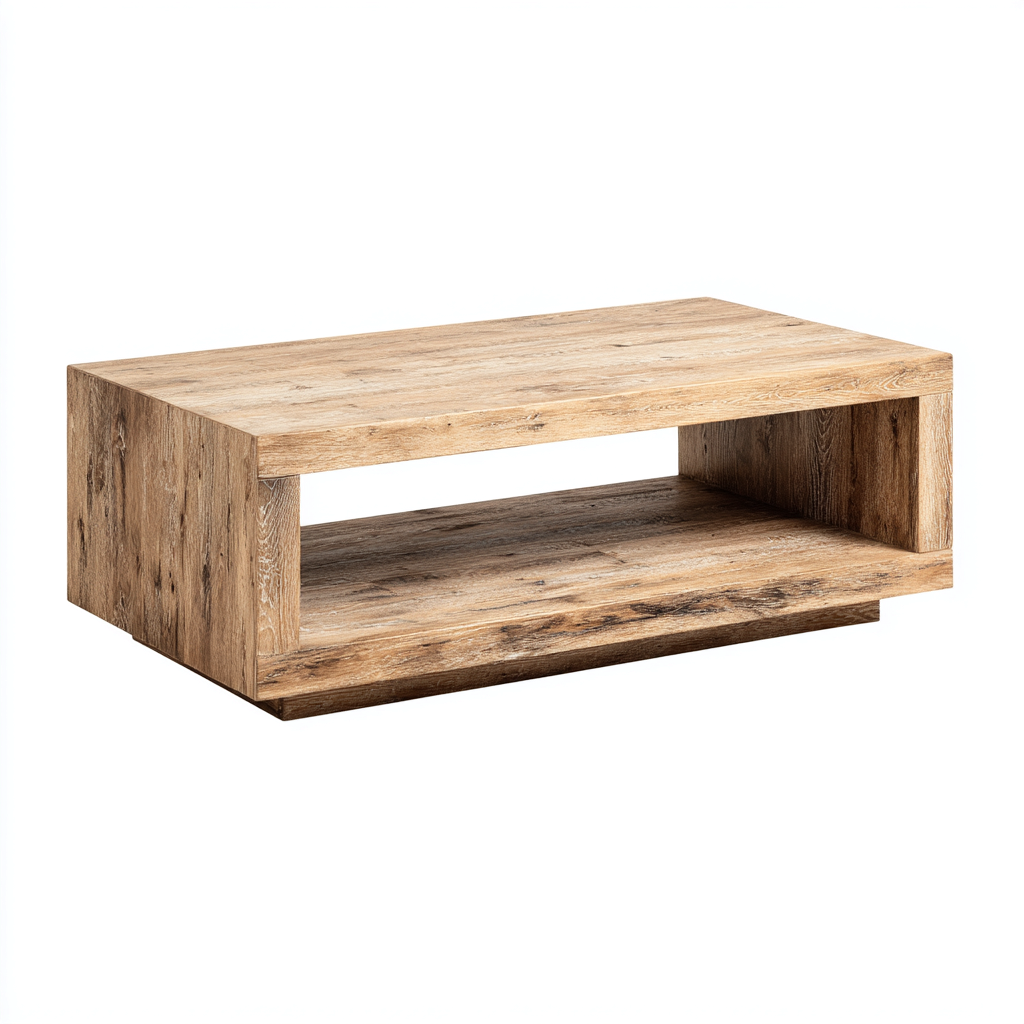Couchtisch-Holz-125x65x42 cm-Braun-Modernes Design-Homiupnest