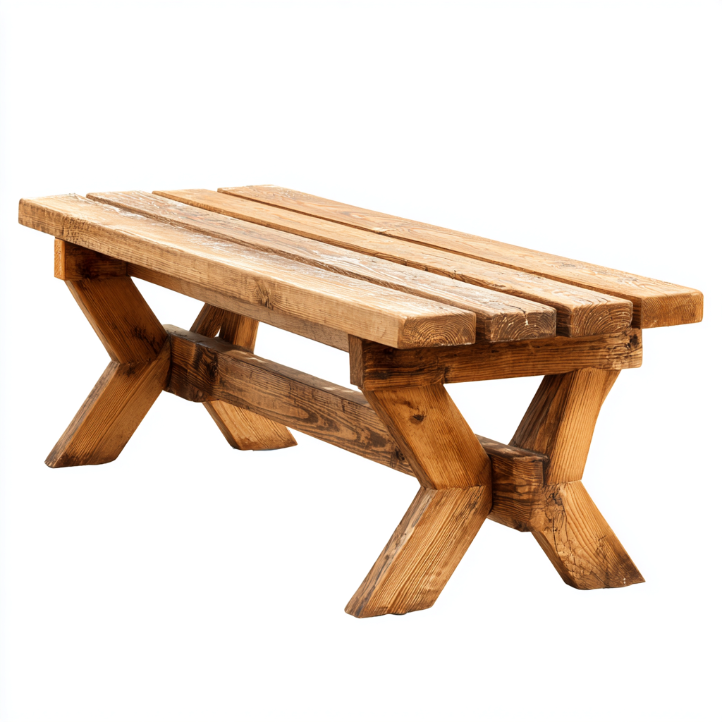 Gartenbank-Holz-120x45x48 cm-Braun-Outdoor Design-Homiupnest