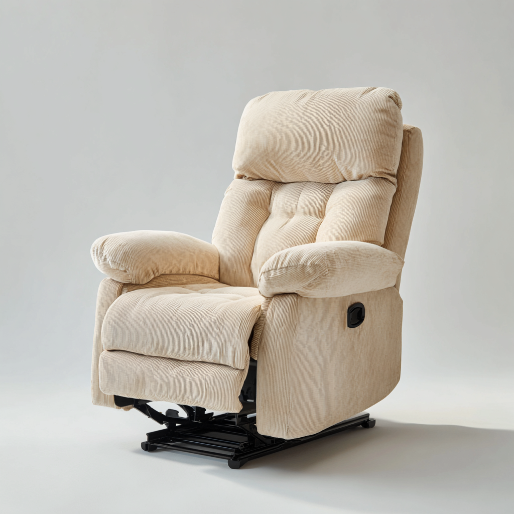 Liegesessel - Stoffpolsterung - 102x78x108 cm - Beige - Modernes Design Relaxfunktion-Homiupnest