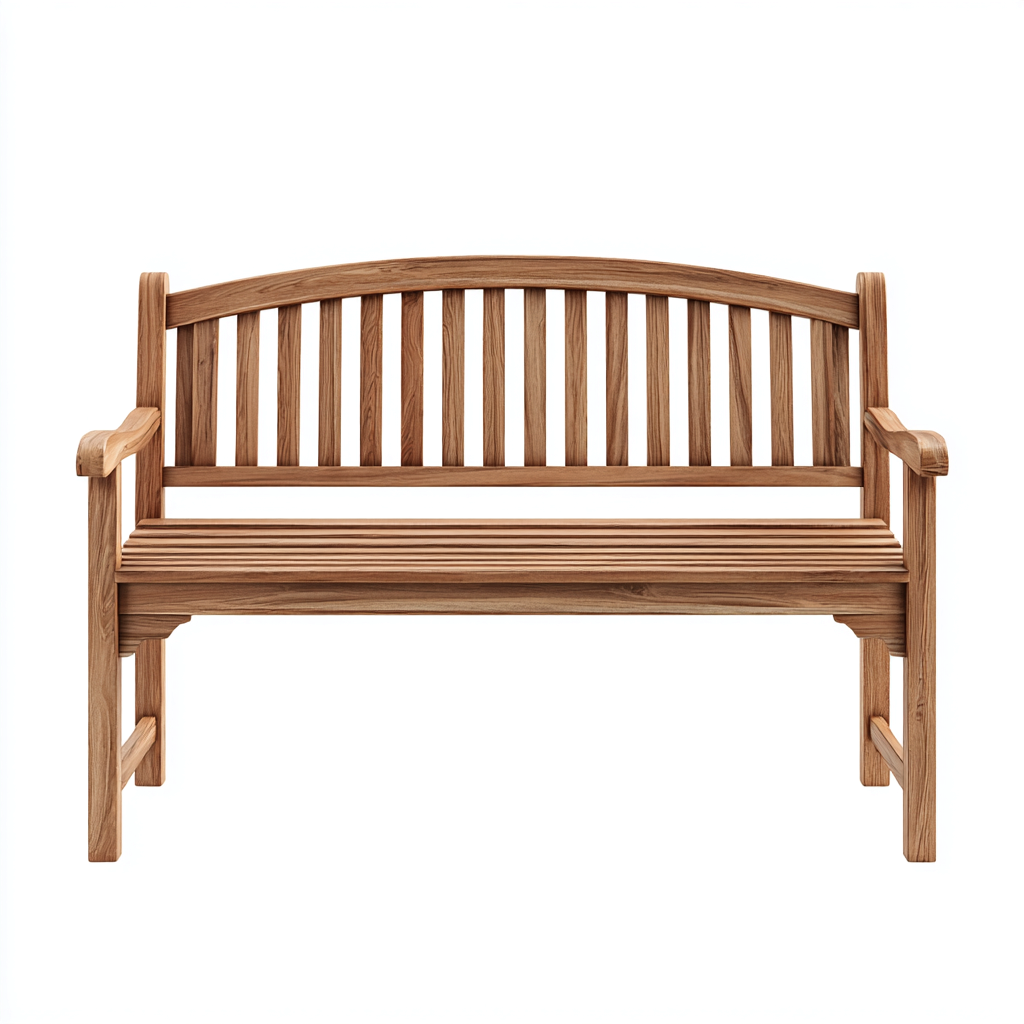 Gartenbank-Holz-150x63x93 cm-Braun-Outdoor Design-Homiupnest