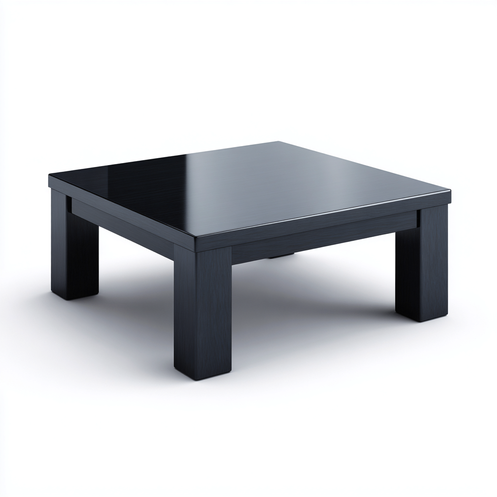 Couchtisch Holzwerkstoff 110x55x45 cm - Schwarz - Modernes Design-Homiupnest