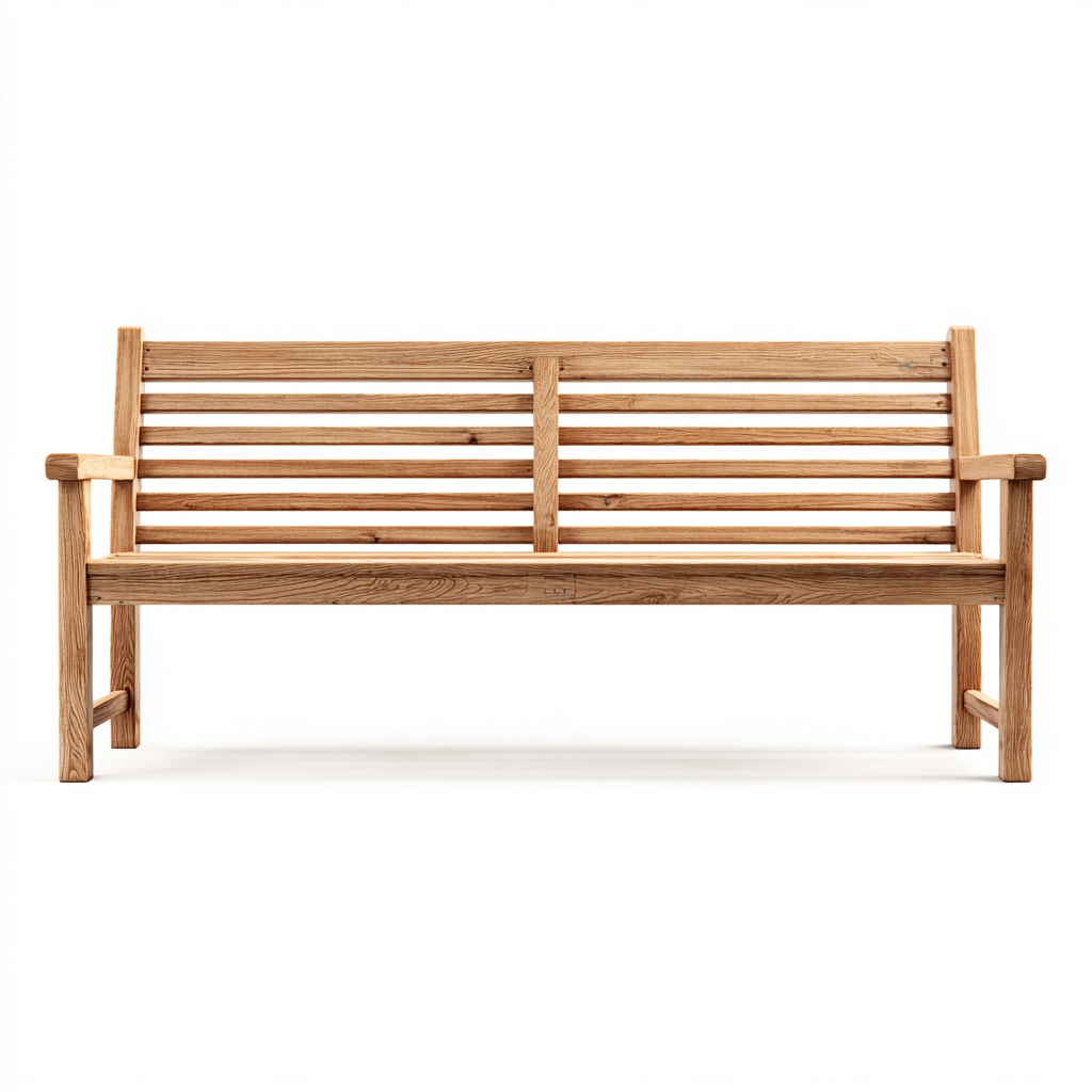 Gartenbank-Holz-150x60x87 cm-Braun-Outdoor Design-Homiupnest