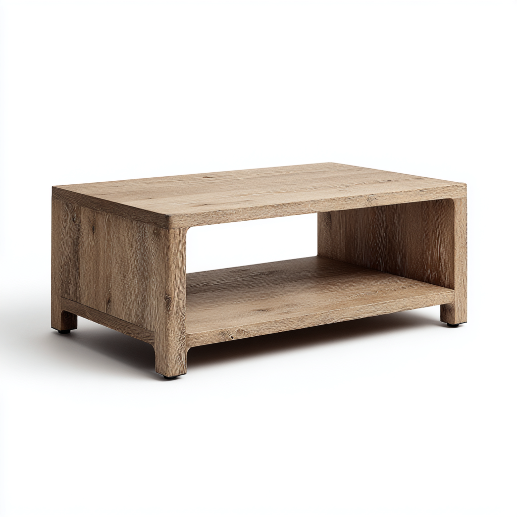 Couchtisch-Holz-110x60x45 cm-Braun-Modernes Design-Homiupnest