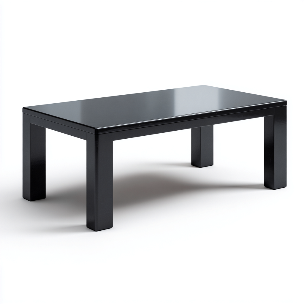 Couchtisch Holzwerkstoff 110x55x45 cm - Schwarz - Modernes Design-Homiupnest