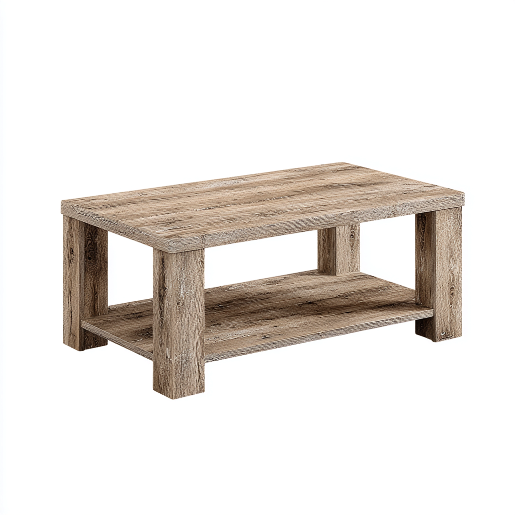 Couchtisch-Holz-120x60x47 cm-Braun-Modernes Design-Homiupnest