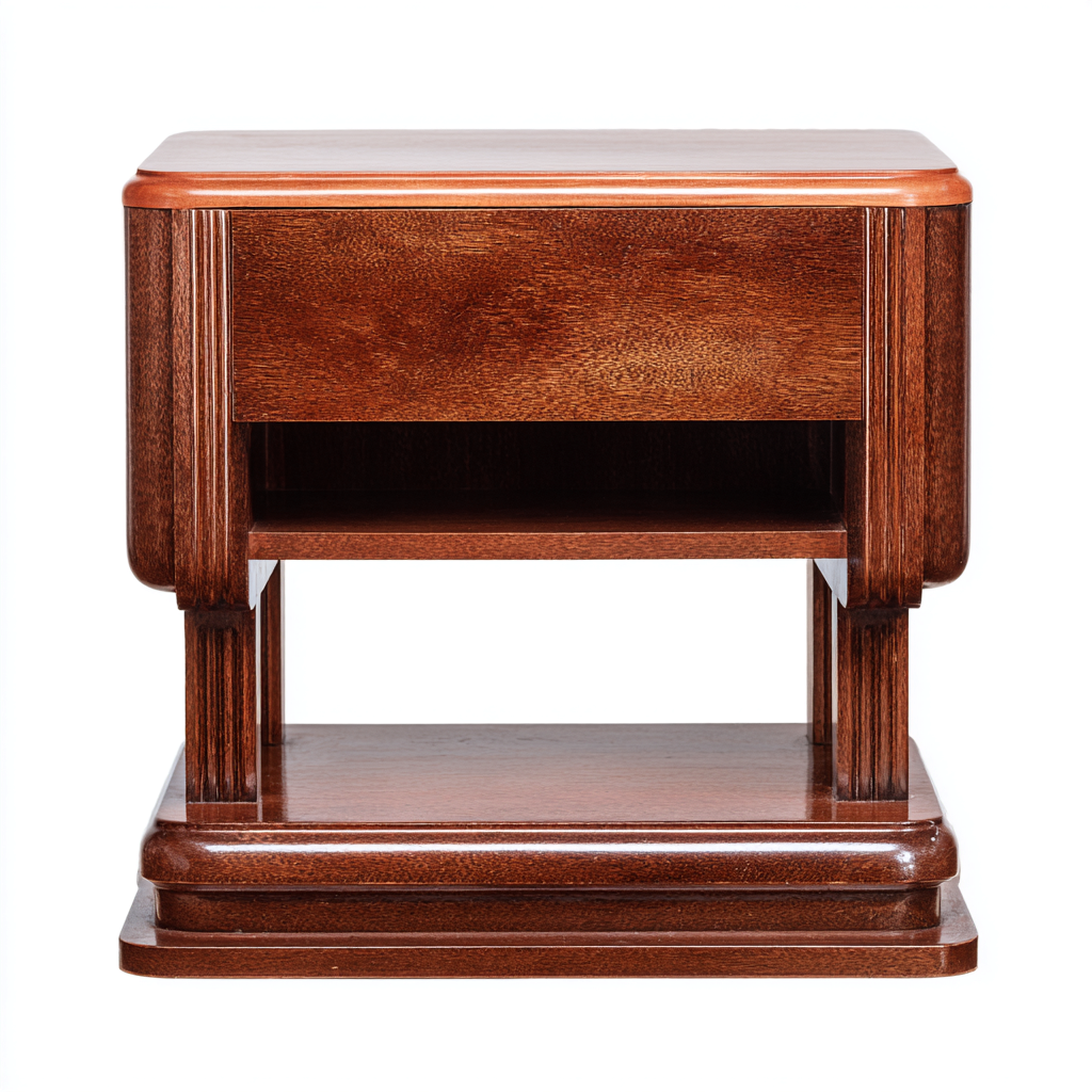 Nachttisch-Holz-58x43x59 cm-dunkelbraun-Klassisch-Homiupnest