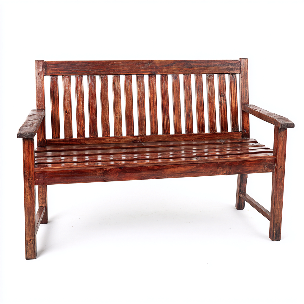 Gartenbank-Holz-145x60x88 cm-Braun-Outdoor Design-Homiupnest