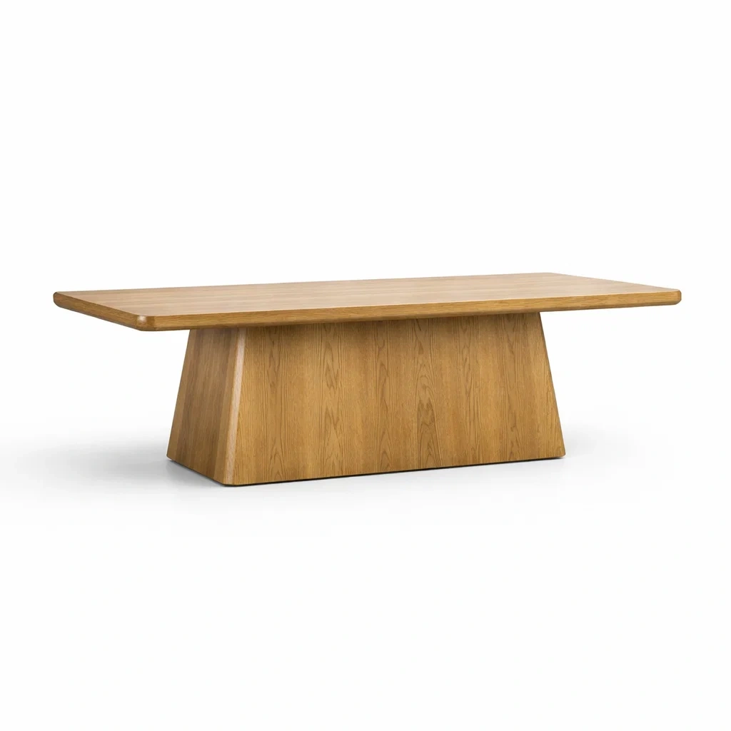 Table à manger rectangulaire en bois de chêne-ELEGANTROOMcraft