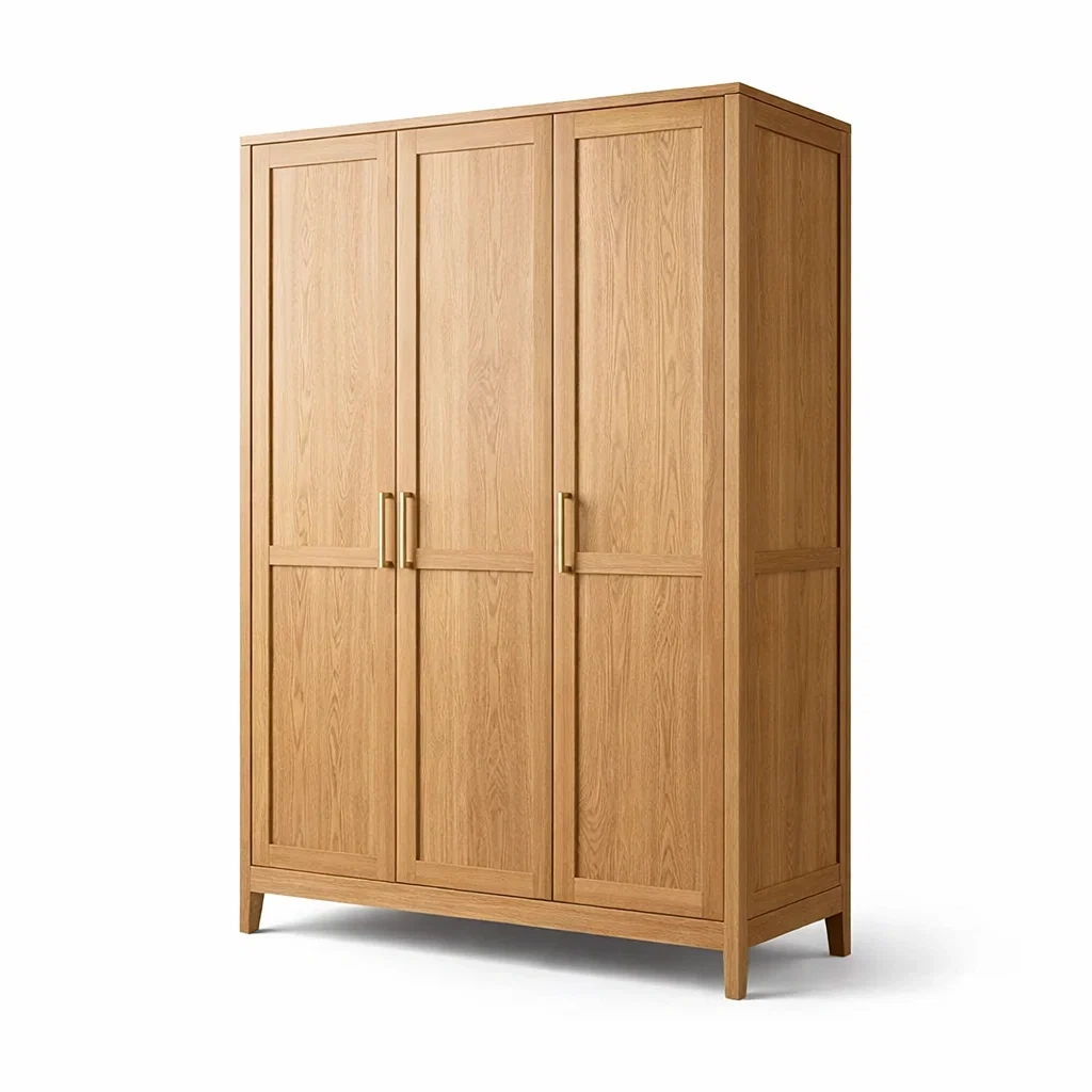 Armoire en bois avec portes-ELEGANTROOMcraft