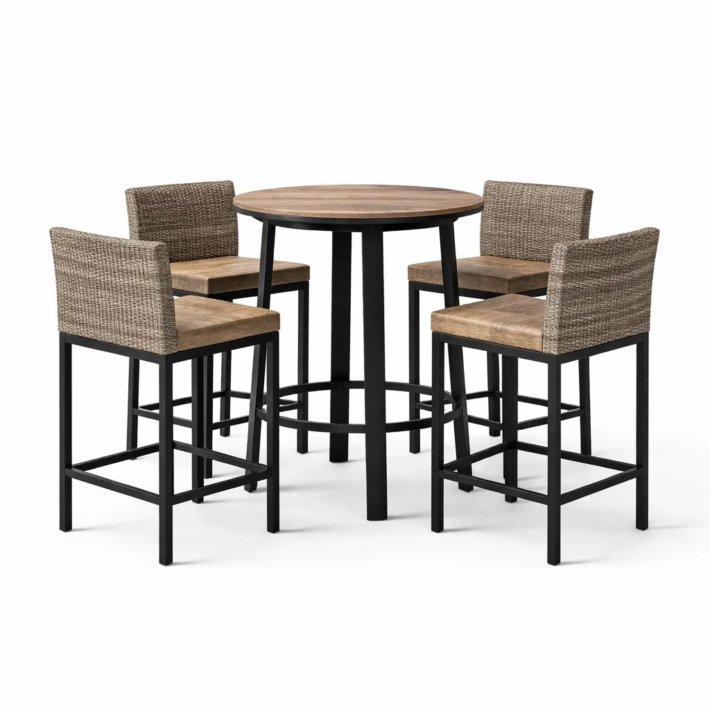 Ensemble de mobilier social,Ensemble de bar - Serenity Homehaven