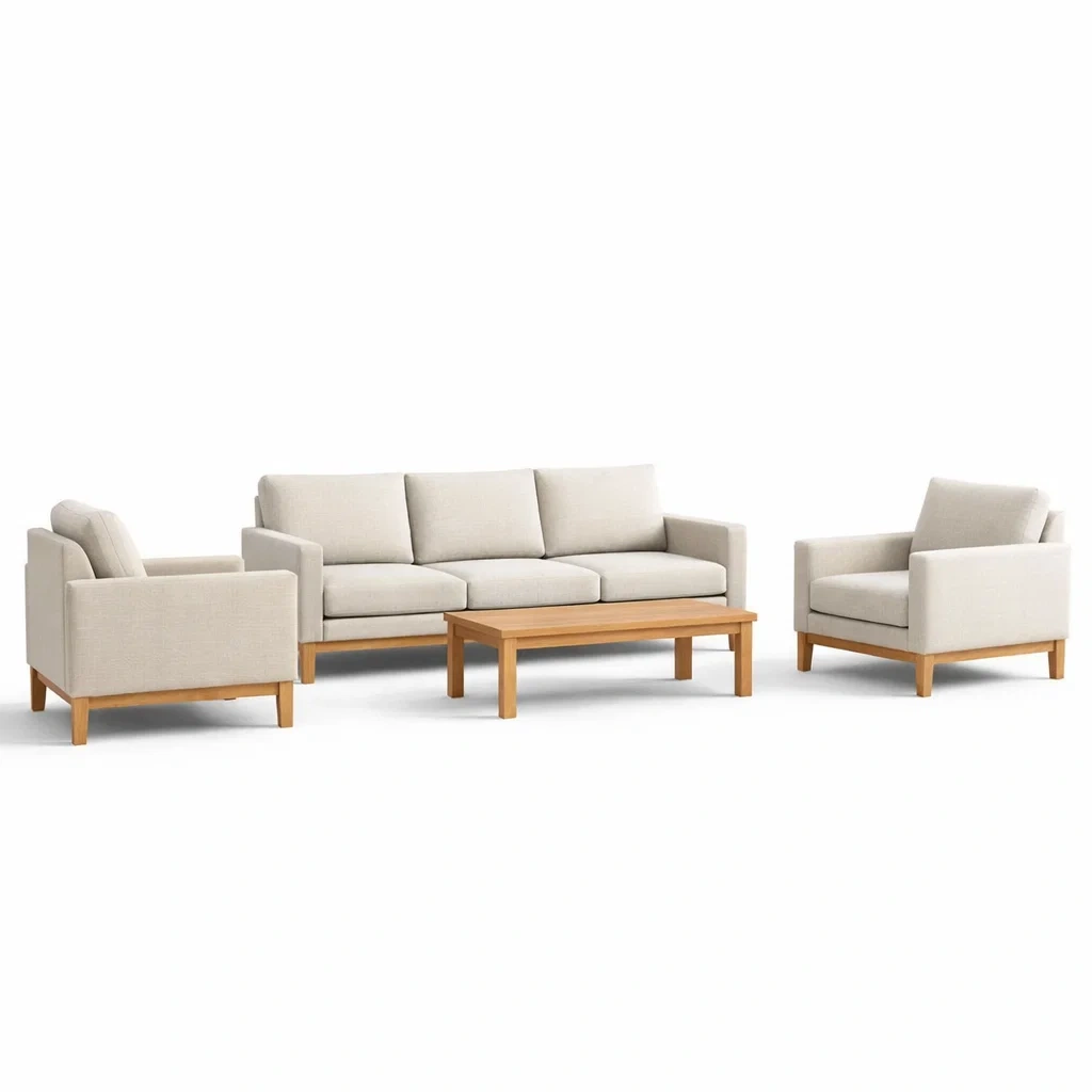 Ensemble de mobilier social,Ensemble de canapés - Serenity Homehaven