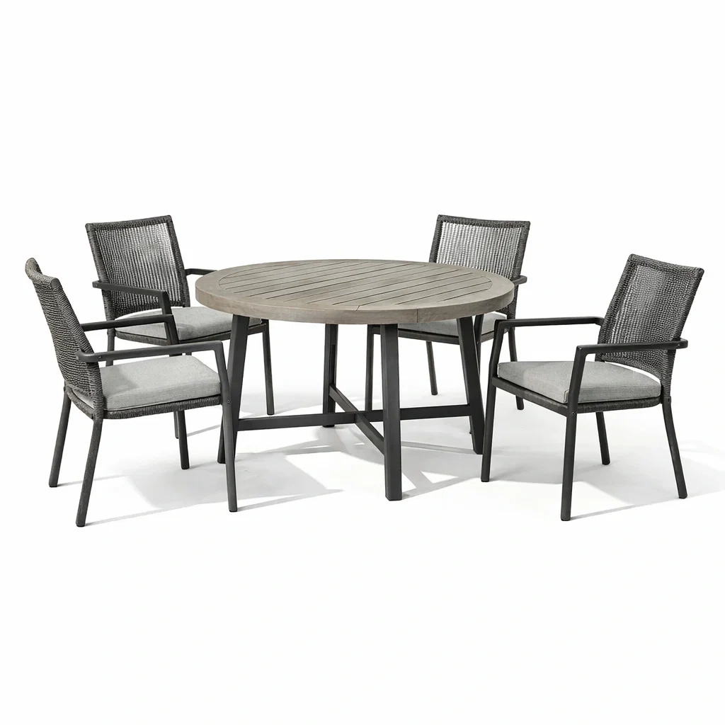 Ensemble de mobilier social,Ensemble table et chaises - Serenity Homehaven