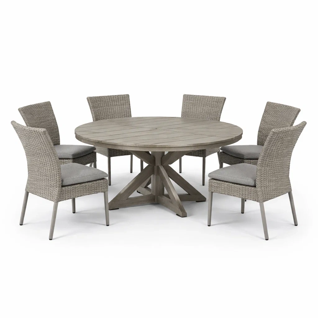 Ensemble de mobilier social,Ensemble table et chaises - Serenity Homehaven