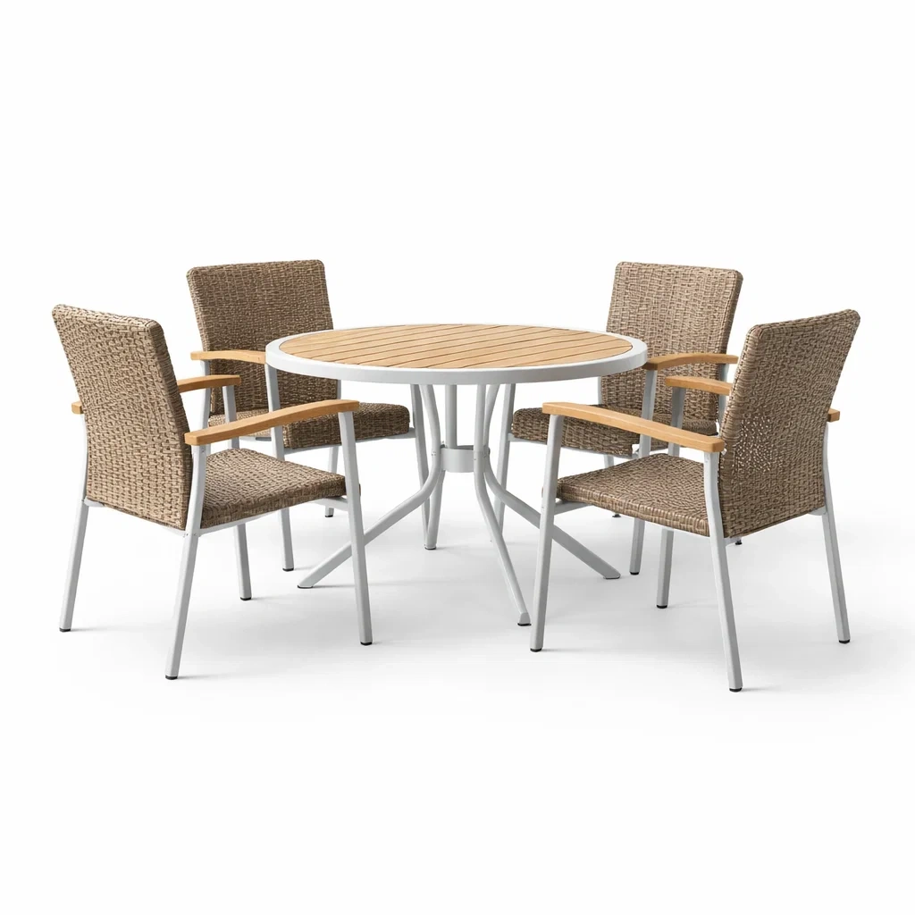 Ensemble de mobilier social,Ensemble table et chaises - Serenity Homehaven