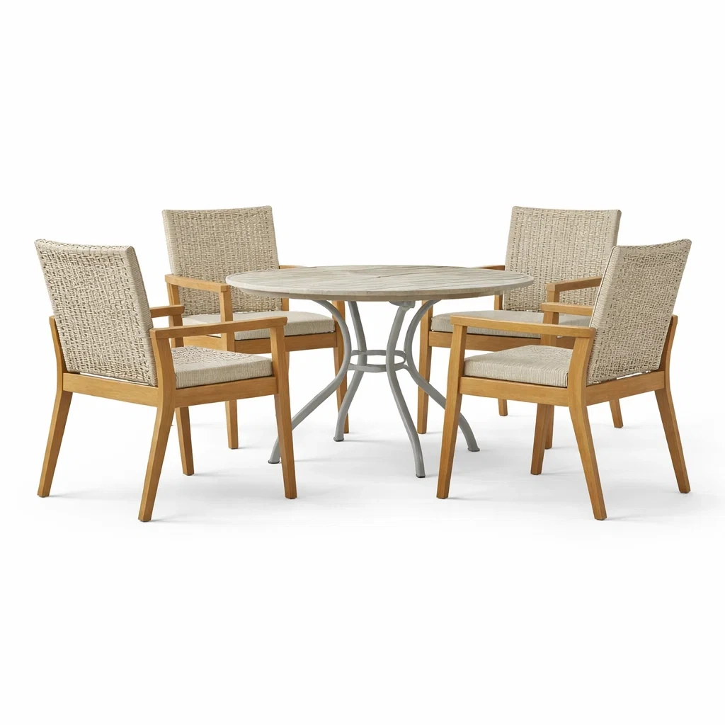 Ensemble de mobilier social,Ensemble table et chaises - Serenity Homehaven