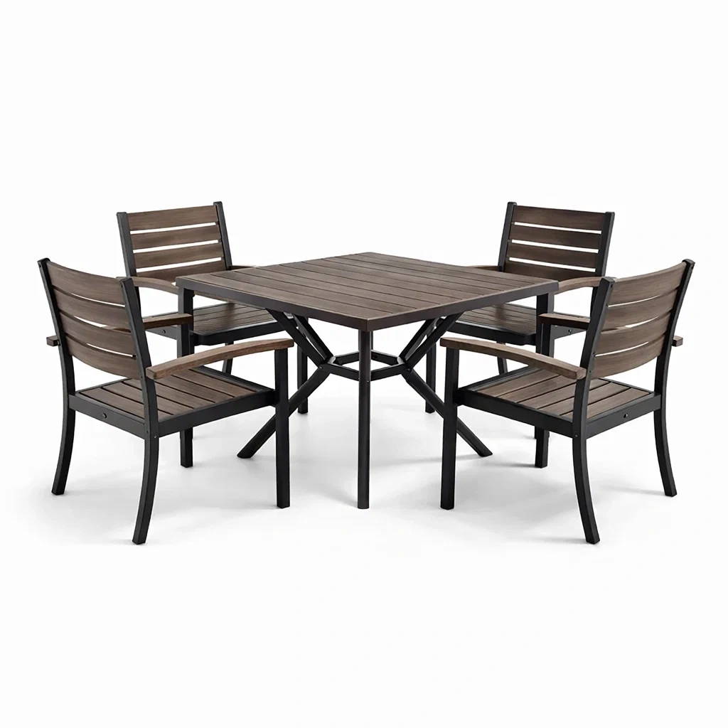 Ensemble de mobilier social,Ensemble table et chaises - Serenity Homehaven