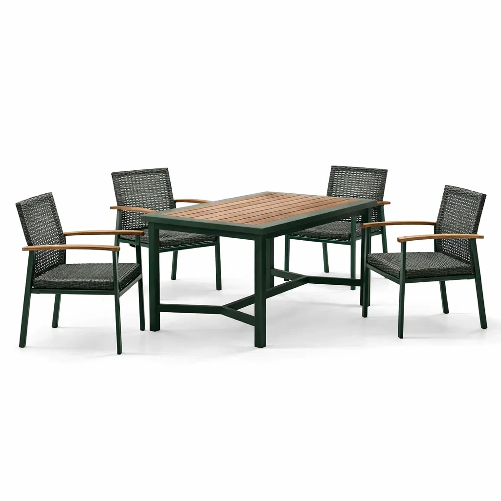 Ensemble de mobilier social,Ensemble table et chaises - Serenity Homehaven