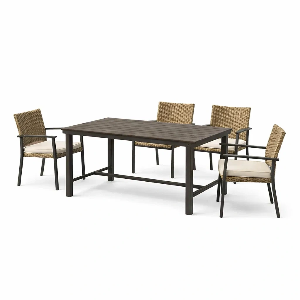 Ensemble de mobilier social,Ensemble table et chaises - Serenity Homehaven