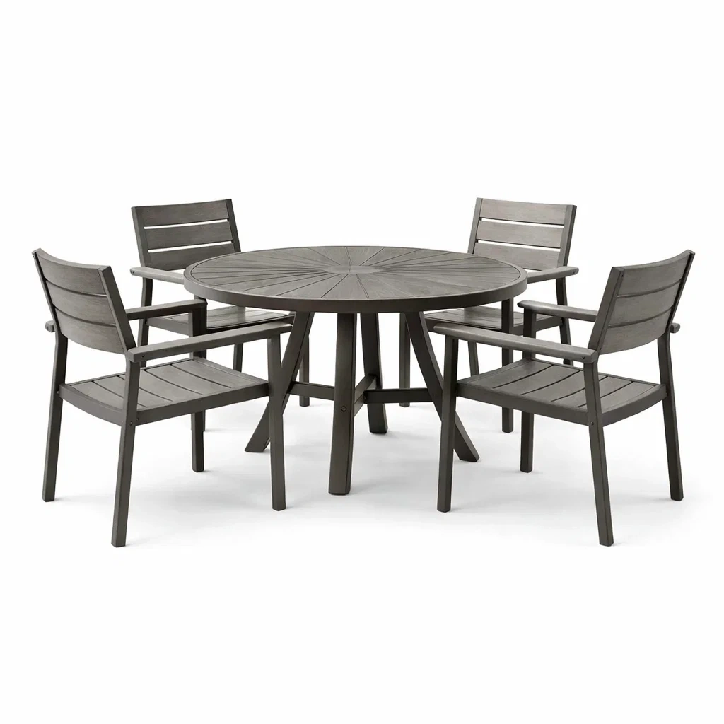 Ensemble de mobilier social,Ensemble table et chaises - Serenity Homehaven