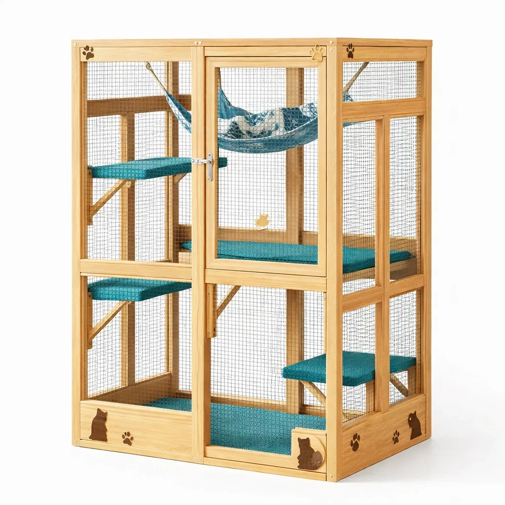 Article pour animaux,Enclos pour chat - URBANLUXERETREAT