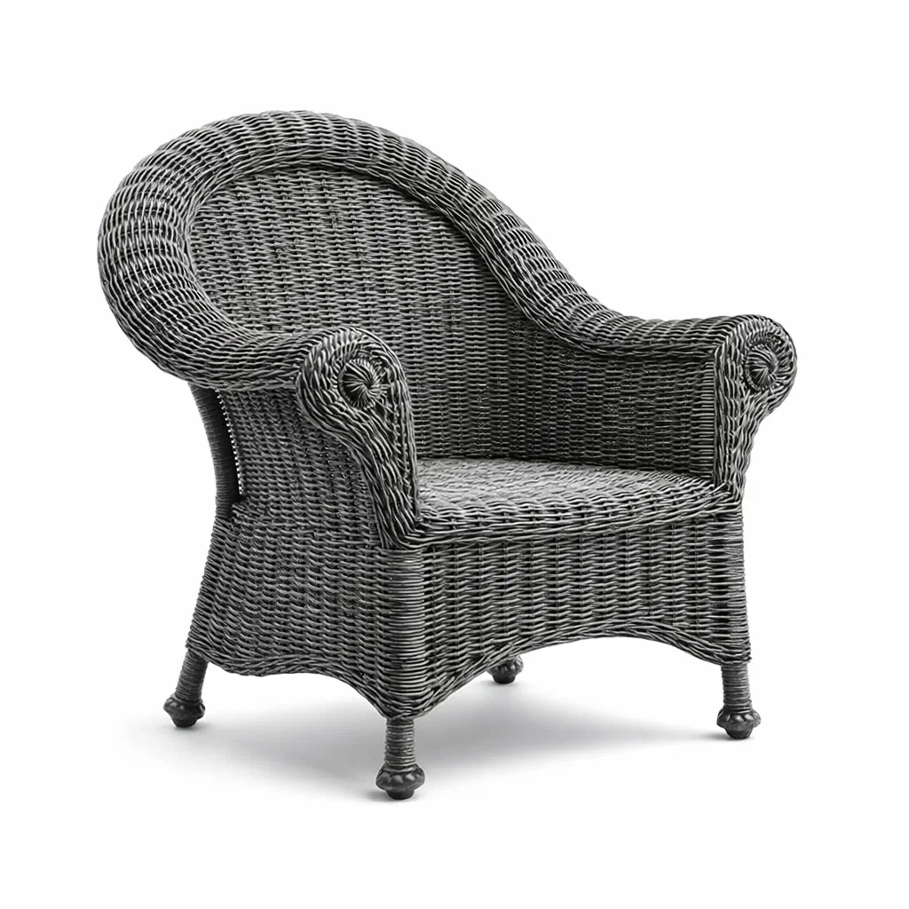 Fauteuil en résine synthétique Gris 90x80x85 cm-NESTCOMFORTZONE