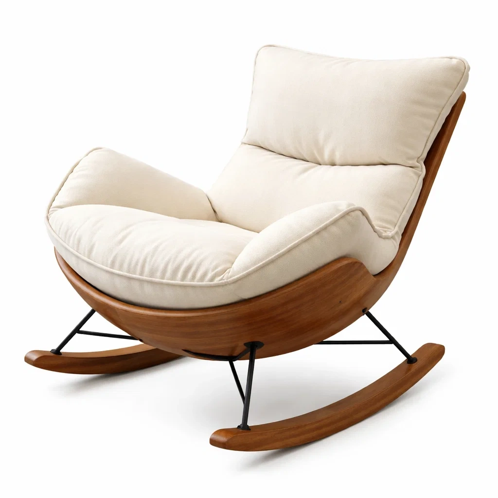 Salon,Fauteuil à bascule - COZYLUXERETREAT