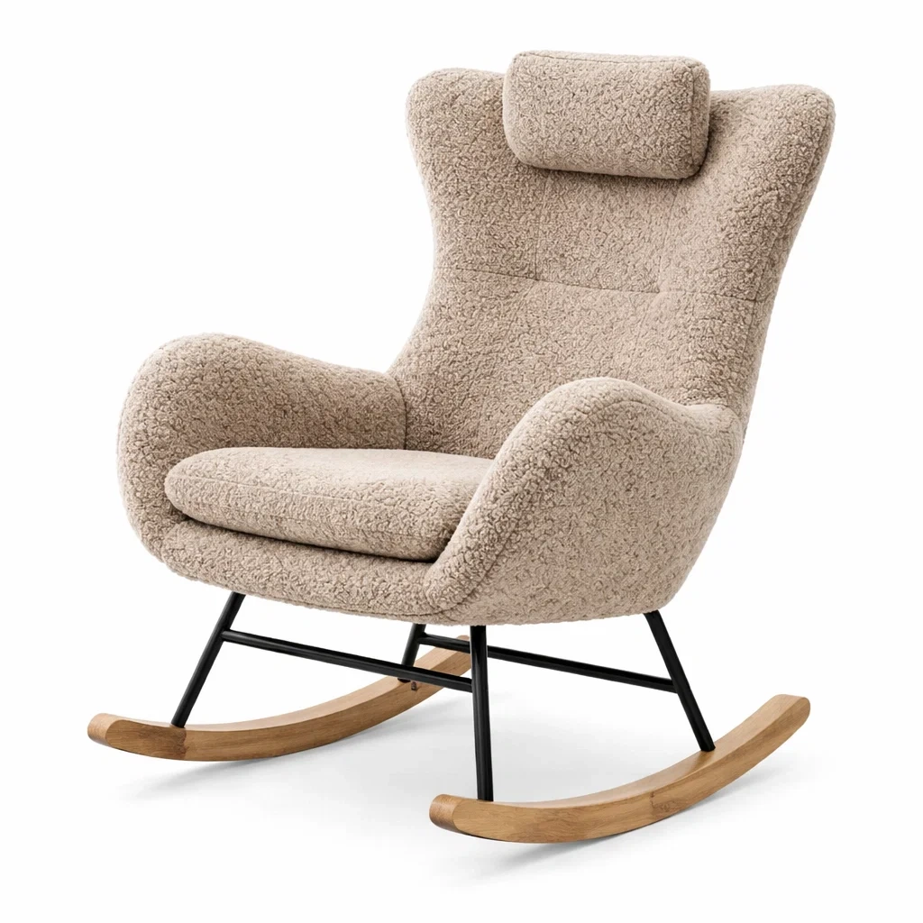 Salon,Fauteuil à bascule - COZYLUXERETREAT